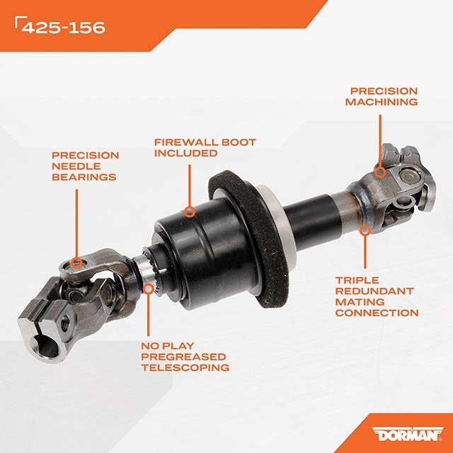 Dorman 425-156 Steering Shaft 2004-2012 Chevrolet Malibu - view 5