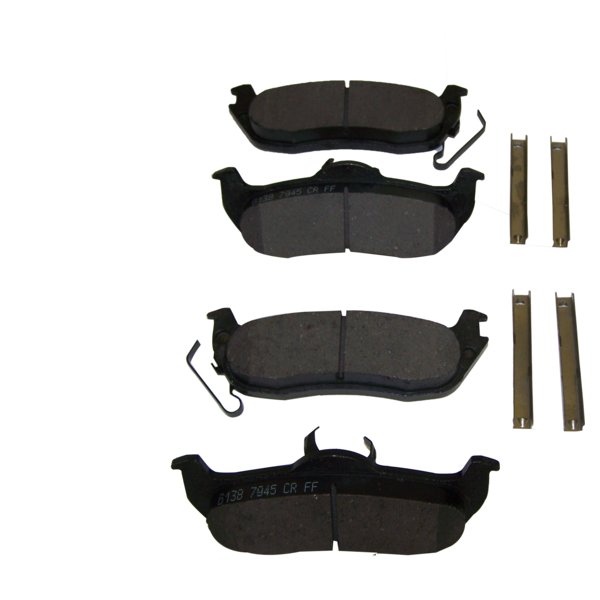 Crown 5080871AA Brake Pad Set 05-10 Jeep Grand Cherokee, Commander