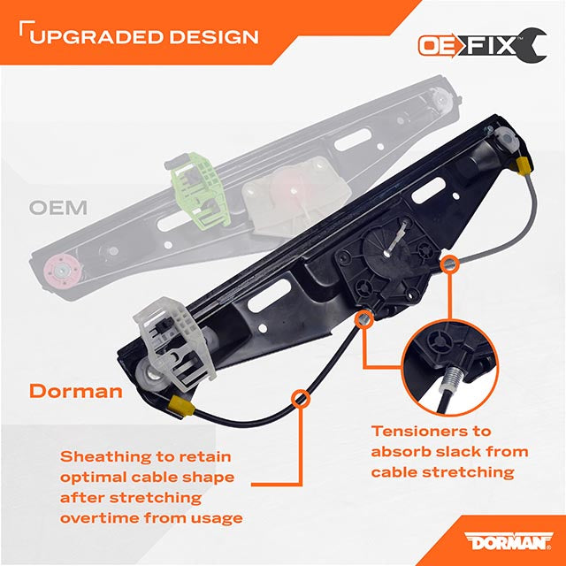 Dorman 752-906 Window Reg Power 2010-2015 BMW X1 - view 5