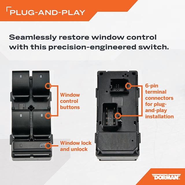 Dorman 901-341 Window Switch 2007-2017 GMC Sierra 1500 - view 4