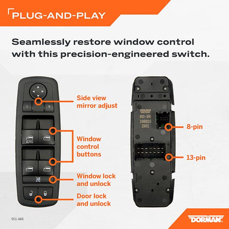 Dorman 901-486 Window Switch 2011-2016 Dodge Journey - view 6