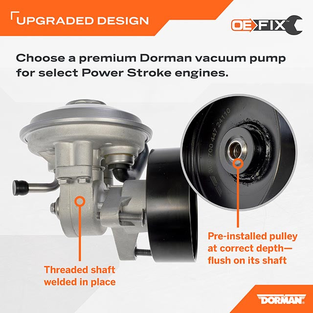 Dorman 904-799 Vacuum Pump 1996-2004 Ford F-450 Super Duty - view 6