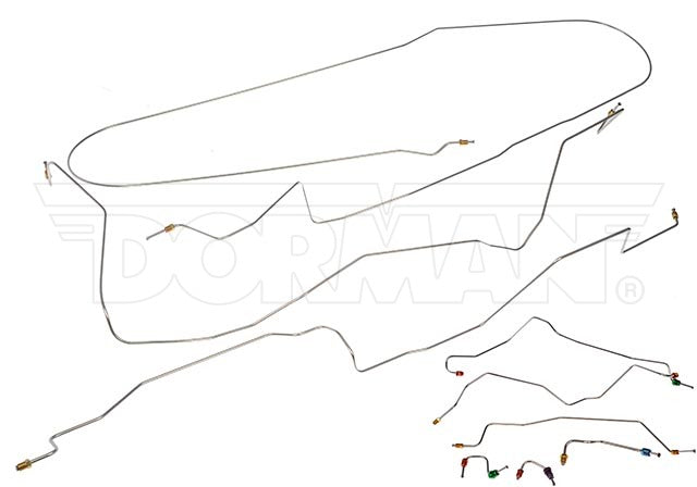Dorman 919-048 Prefor Brak Line Kit 1995-1997 Dodge Ram 1500 - view 1