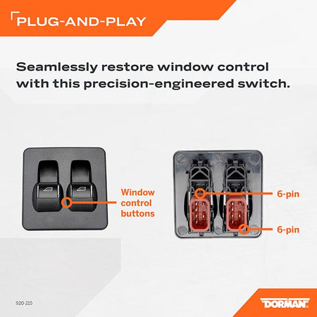 Dorman 920-215 Window Switch 2010-2013 Ford Transit Connect - view 5