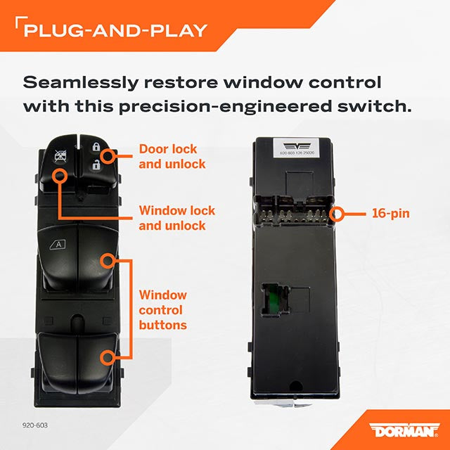 Dorman 920-603 Window Switch 2020-2024 Nissan Sentra - view 5