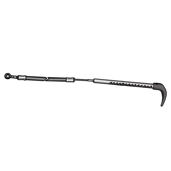Crown A1242 Emergency Brake Cable & Handle 41-45 Jeep MB