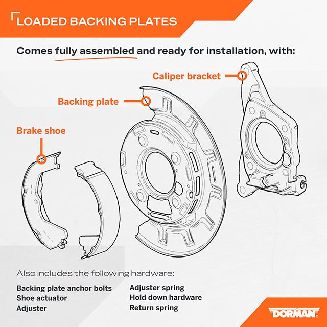 Dorman 926-374 Backing Plate 2012-2020 Ford F-150 - view 7