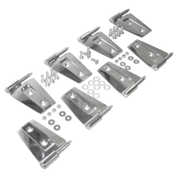 RT Off-Road RT34079 Stainless Door Hinge Kit 07-18 Jeep Wrangler